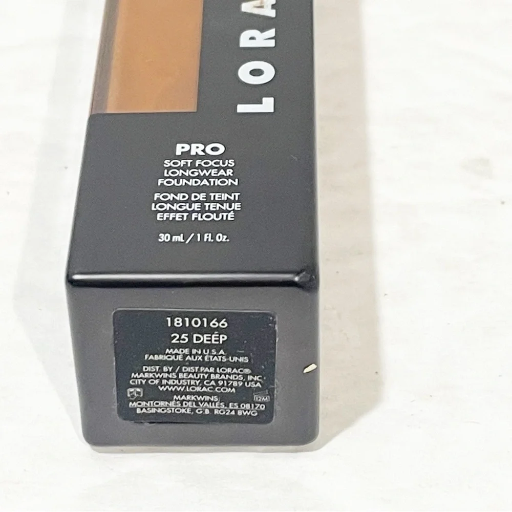 LORAC Pro Soft Focus Longwear Foundation‎ Shade 25 Deep